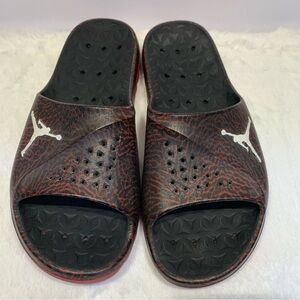 Air Jordan Super.Fly Team Slide Maroon Men's SZ 11 Elephant Print